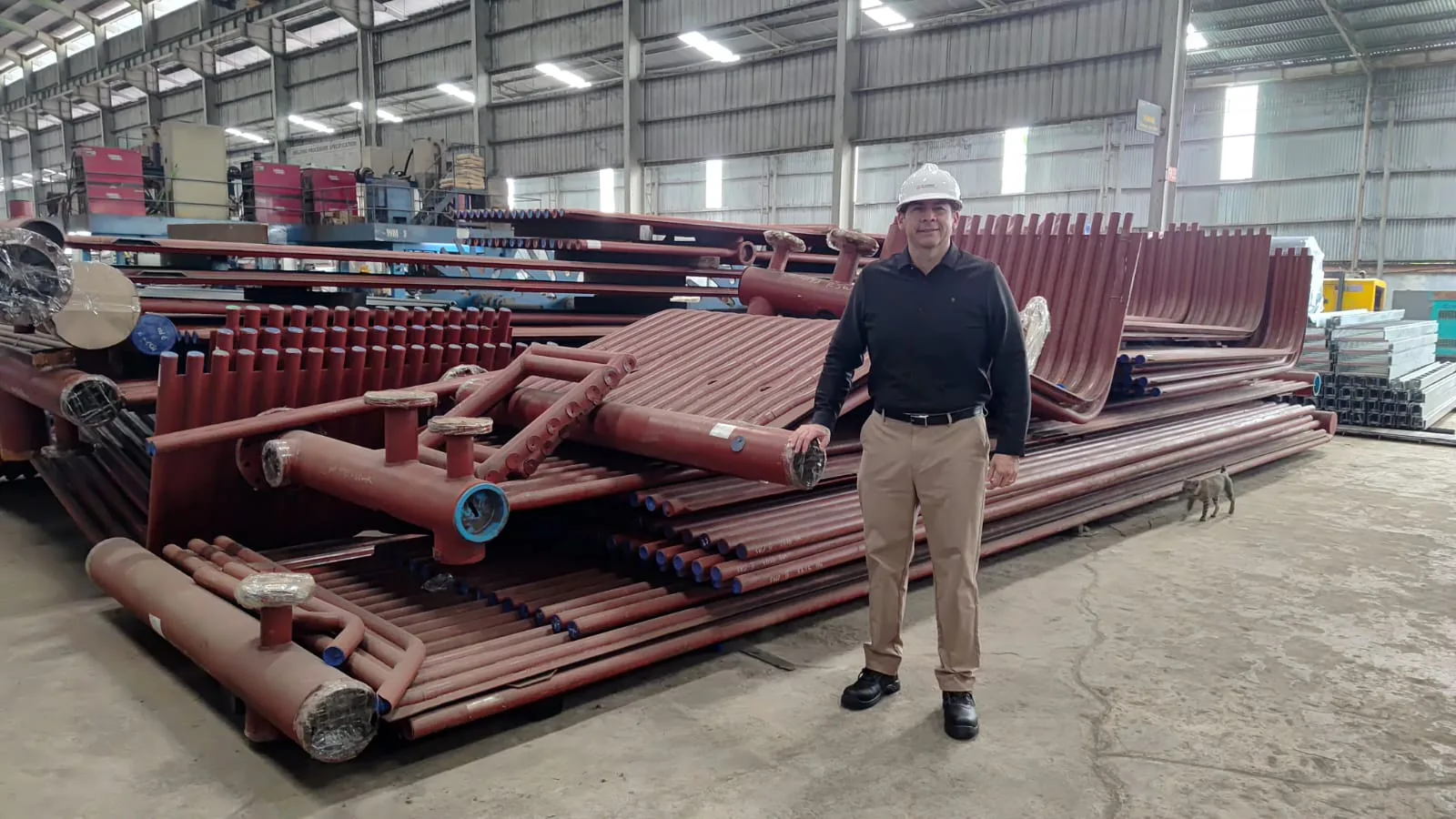Visita técnica a un taller de fabricación de equipos industriales